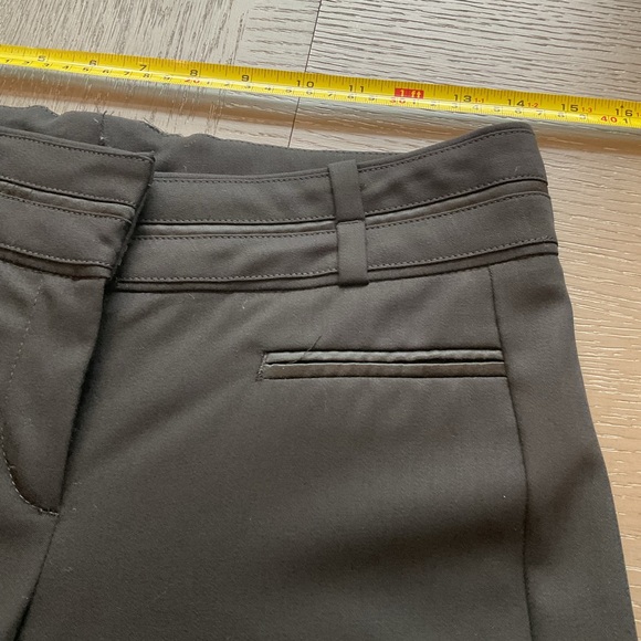 Cambio Elegant Black Wool Trouser  Pants with Satin trim. - Picture 10 of 11